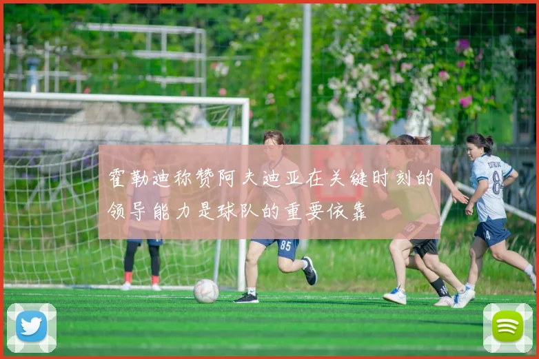 霍勒迪称赞阿夫迪亚在关键时刻的领导能力是球队的重要依靠