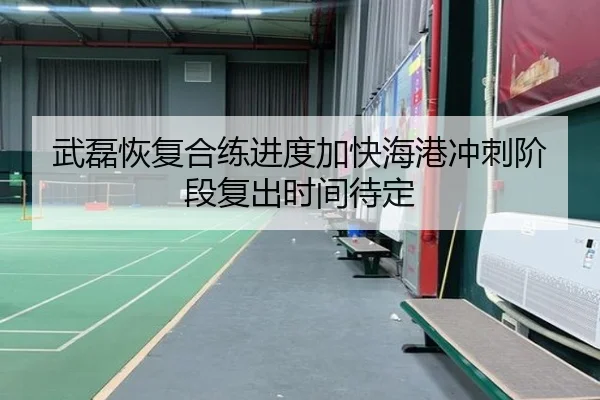 武磊恢复合练进度加快海港冲刺阶段复出时间待定